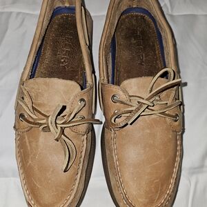 Sperry Men's Brown Leather Boat Shoes